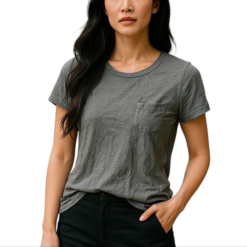 Hollister Gray Short Sleeve Pocket T-Shirt